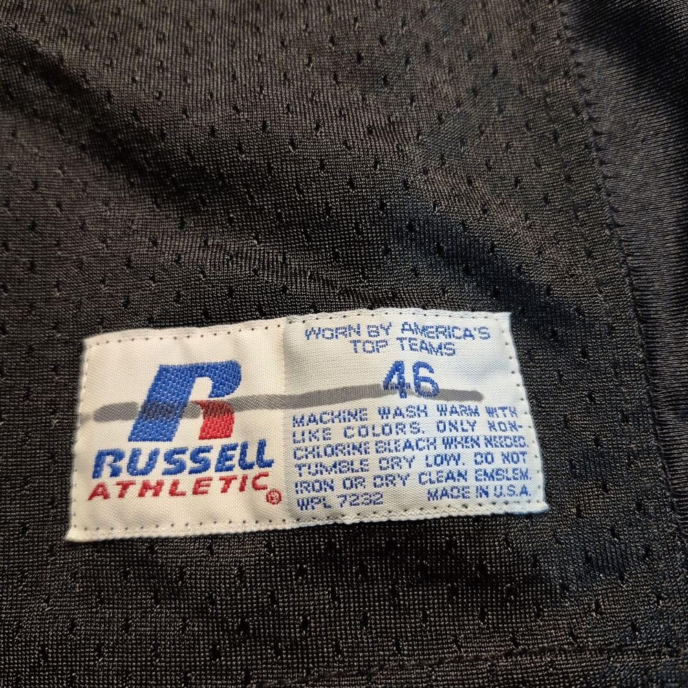 Russell Athletic Black & Red #21 Football Jersey - Read - Picture 2 of 10